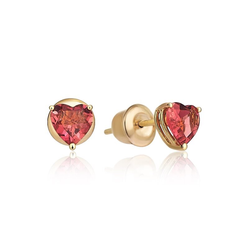 APONINE My Heart tourmaline earrings