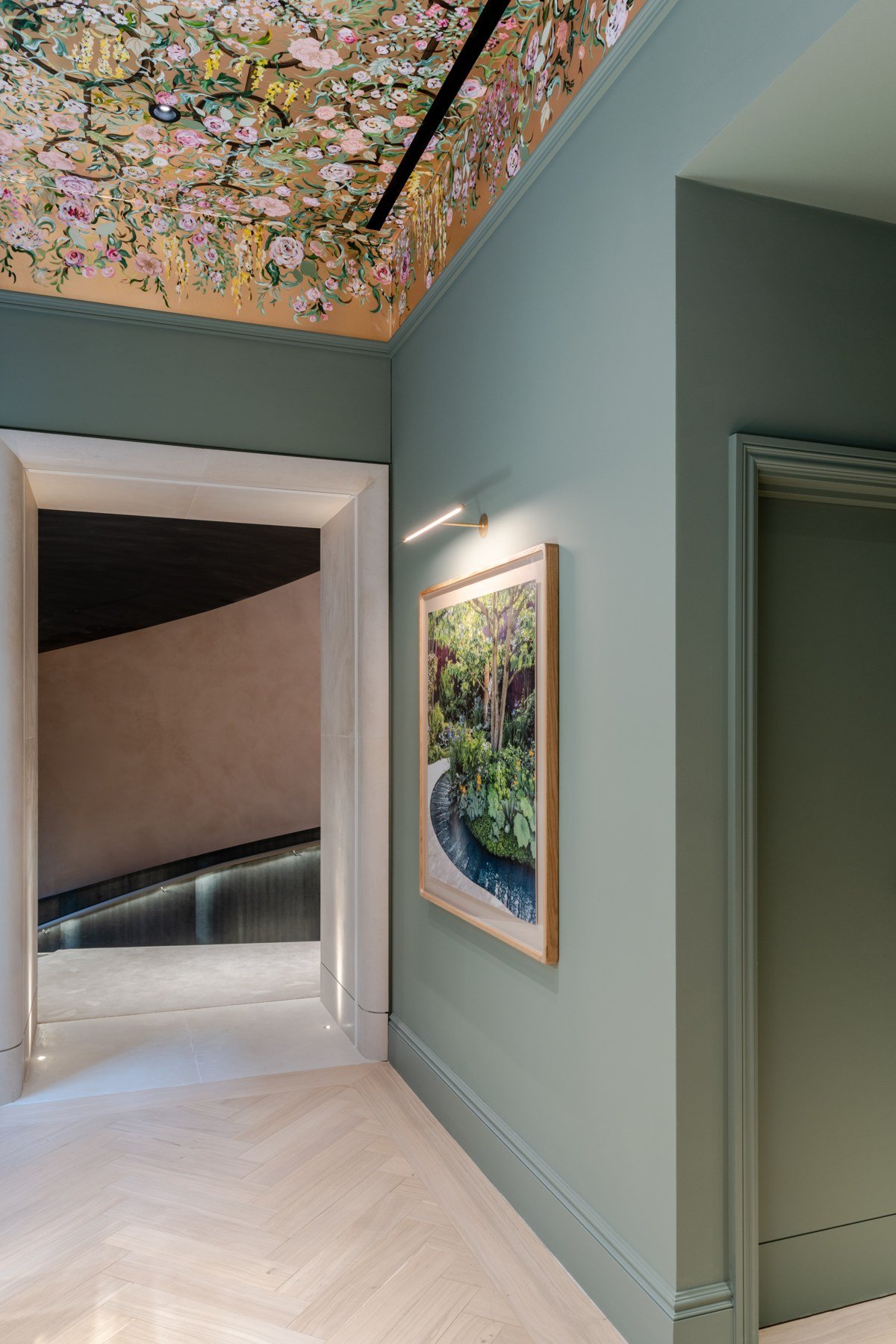 An interior passage inside the Boodles townhouse